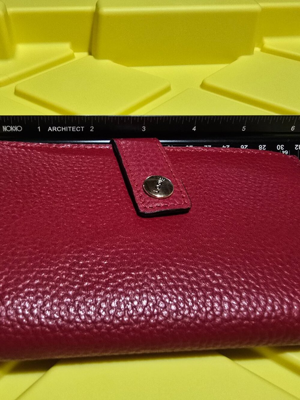 Lodis Kate N/S French Purse Red Leather RFID WalletLodis Kate N/Snap Closure EUC - Picture 8 of 15